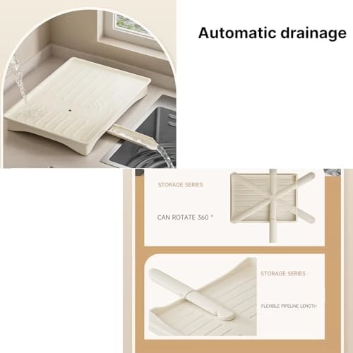 2 Tier Stainless Steel Dish Drying Rack