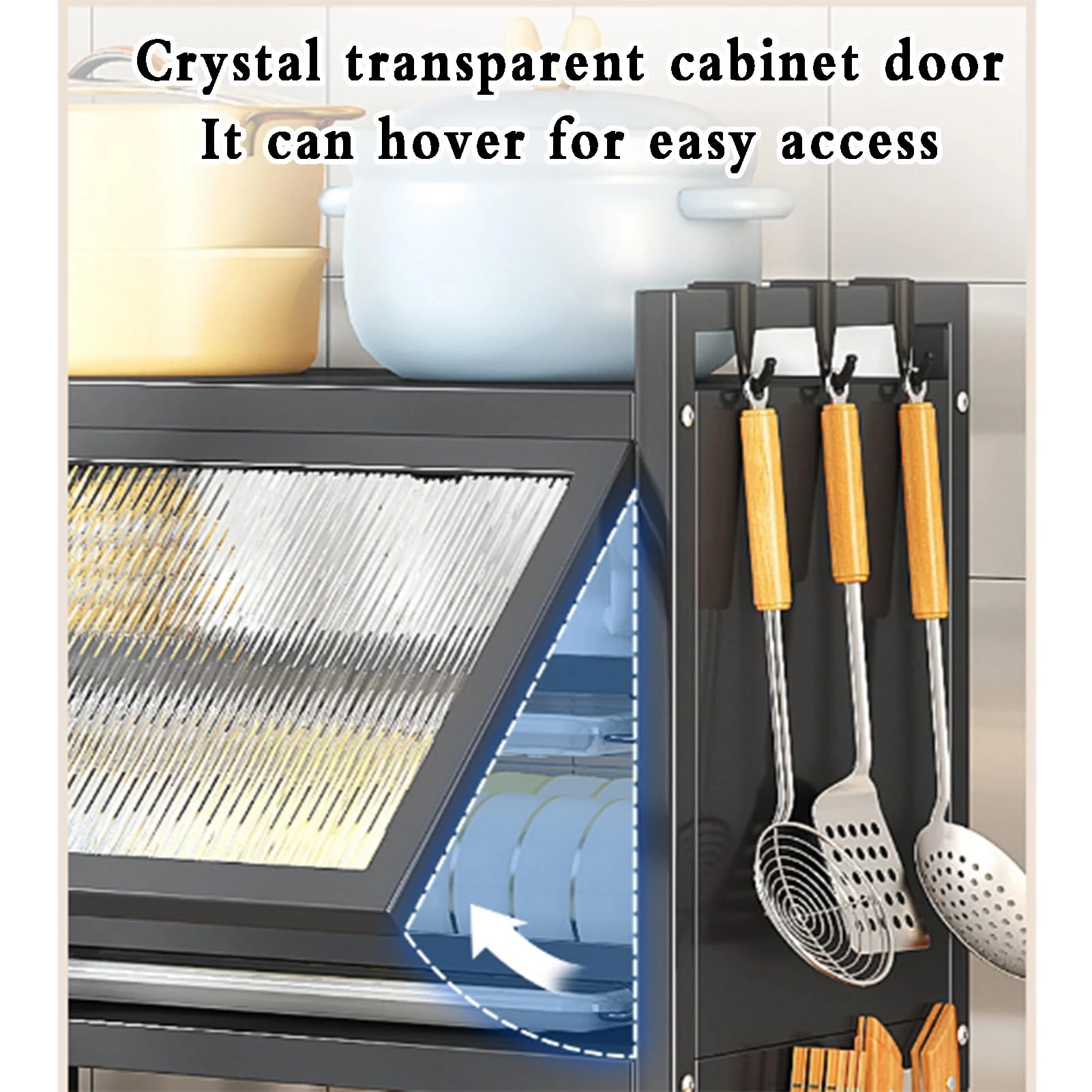 Kitchen Countertop Organizer, Microwave Oven Rack Shelf