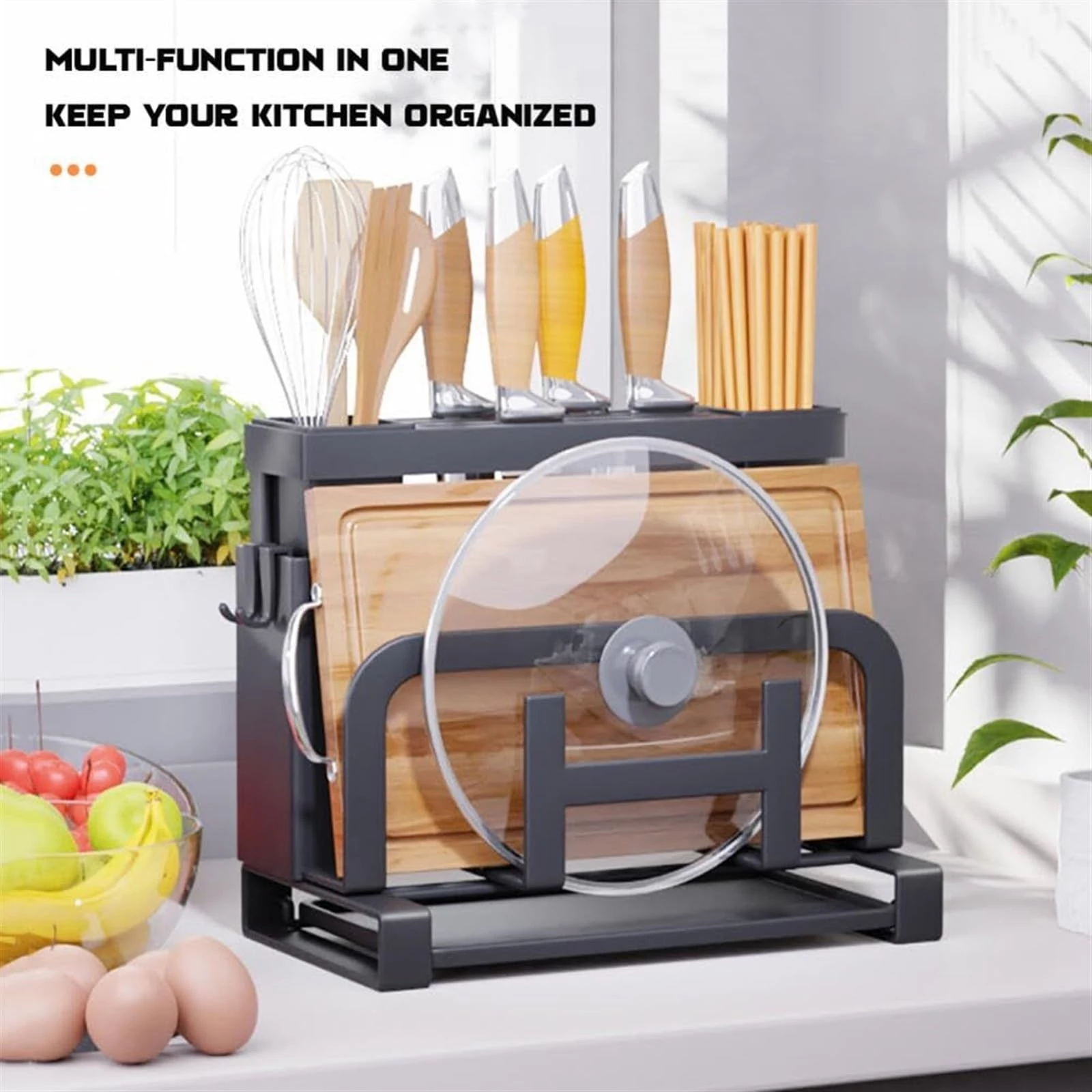 Kitchen knife rack chopping board storage rack