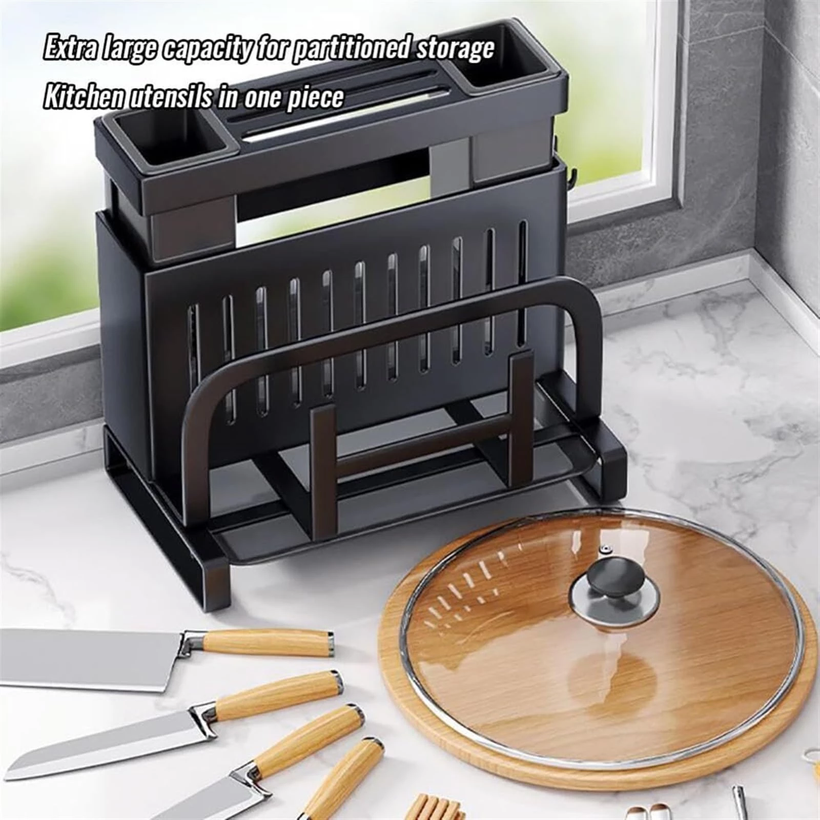 Kitchen knife rack chopping board storage rack