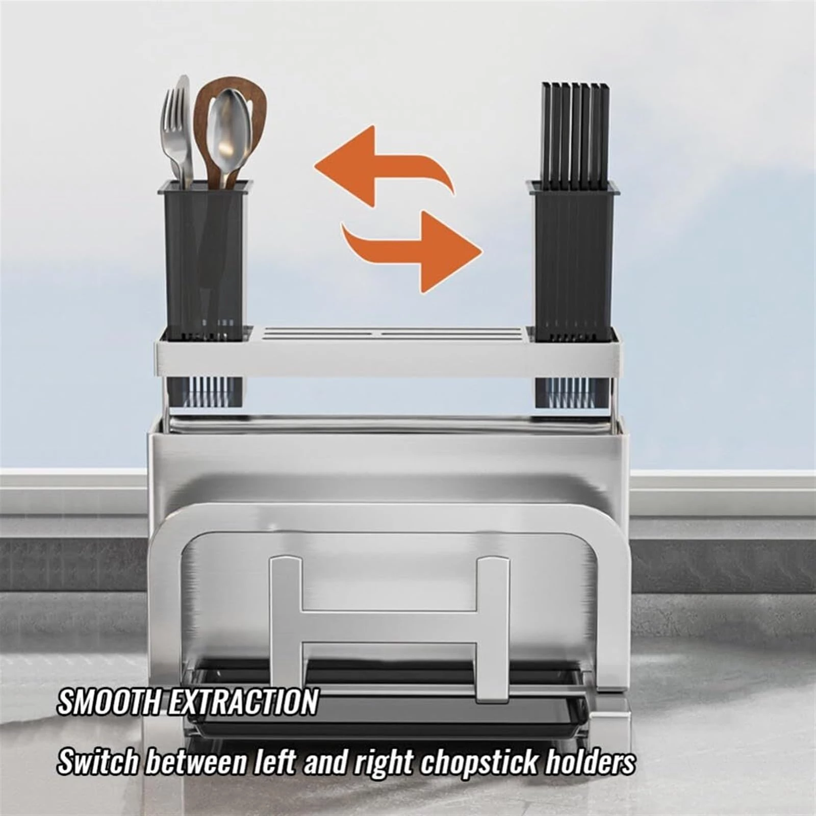 Kitchen knife rack chopping board storage rack