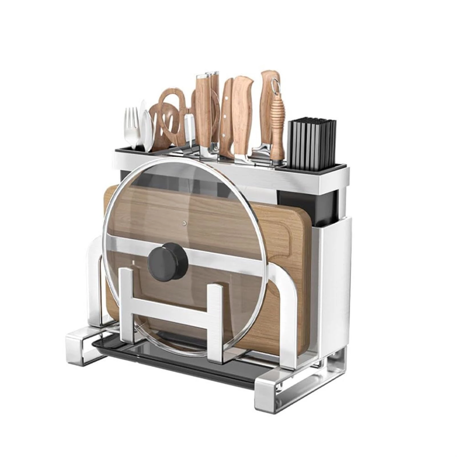 Kitchen knife rack chopping board storage rack