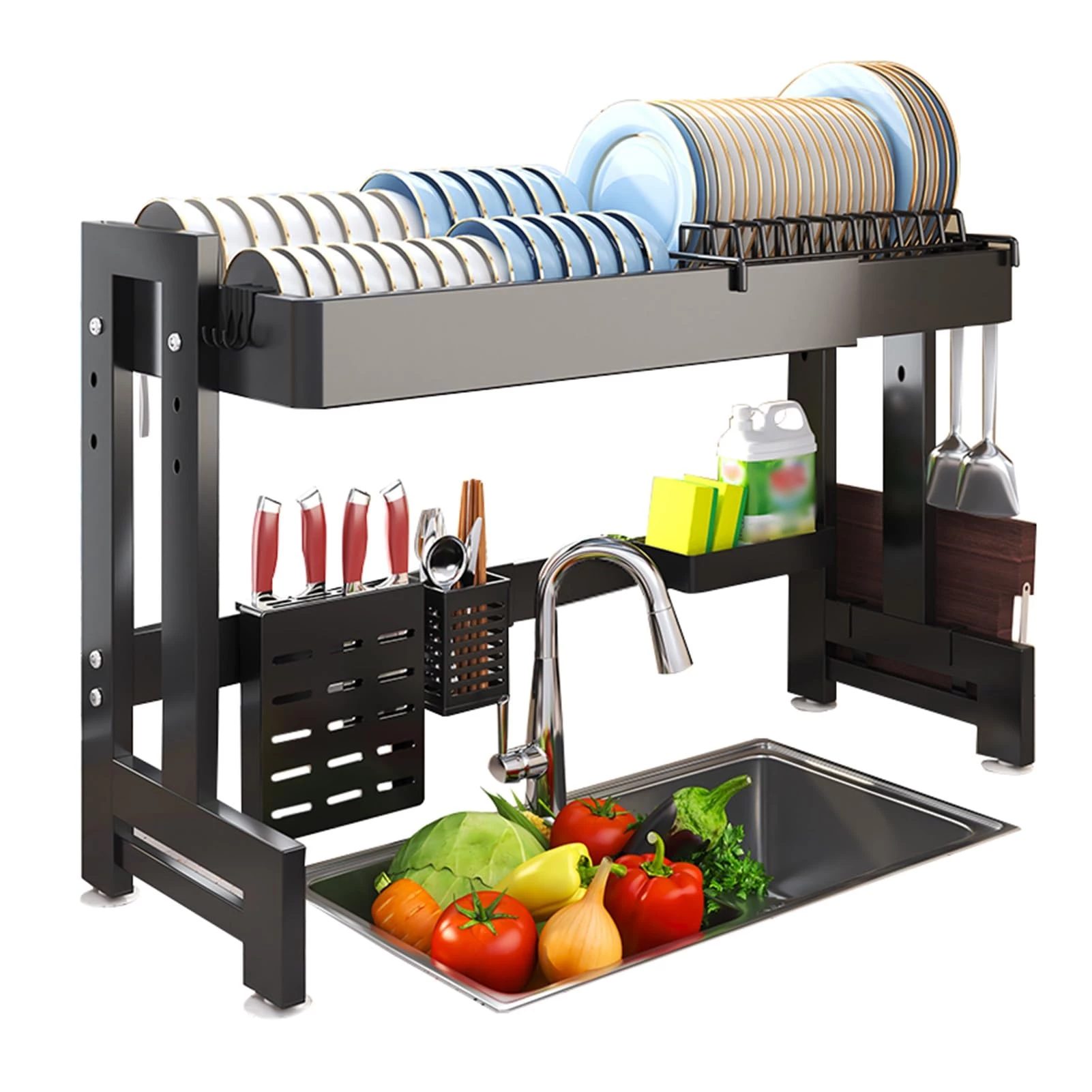 Over The Sink Dish Drying Rack