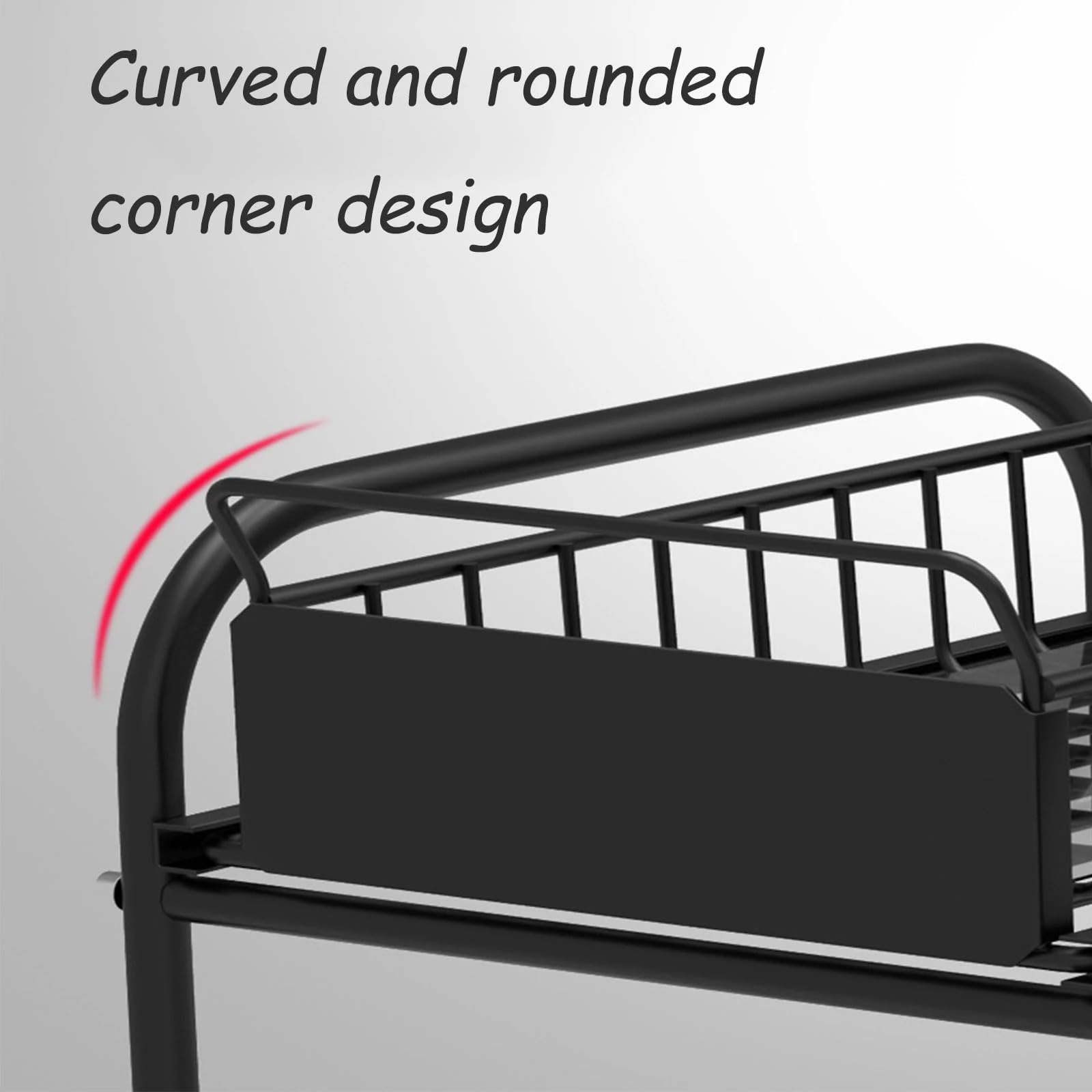 Pull-out under-sink storage basket/rack
